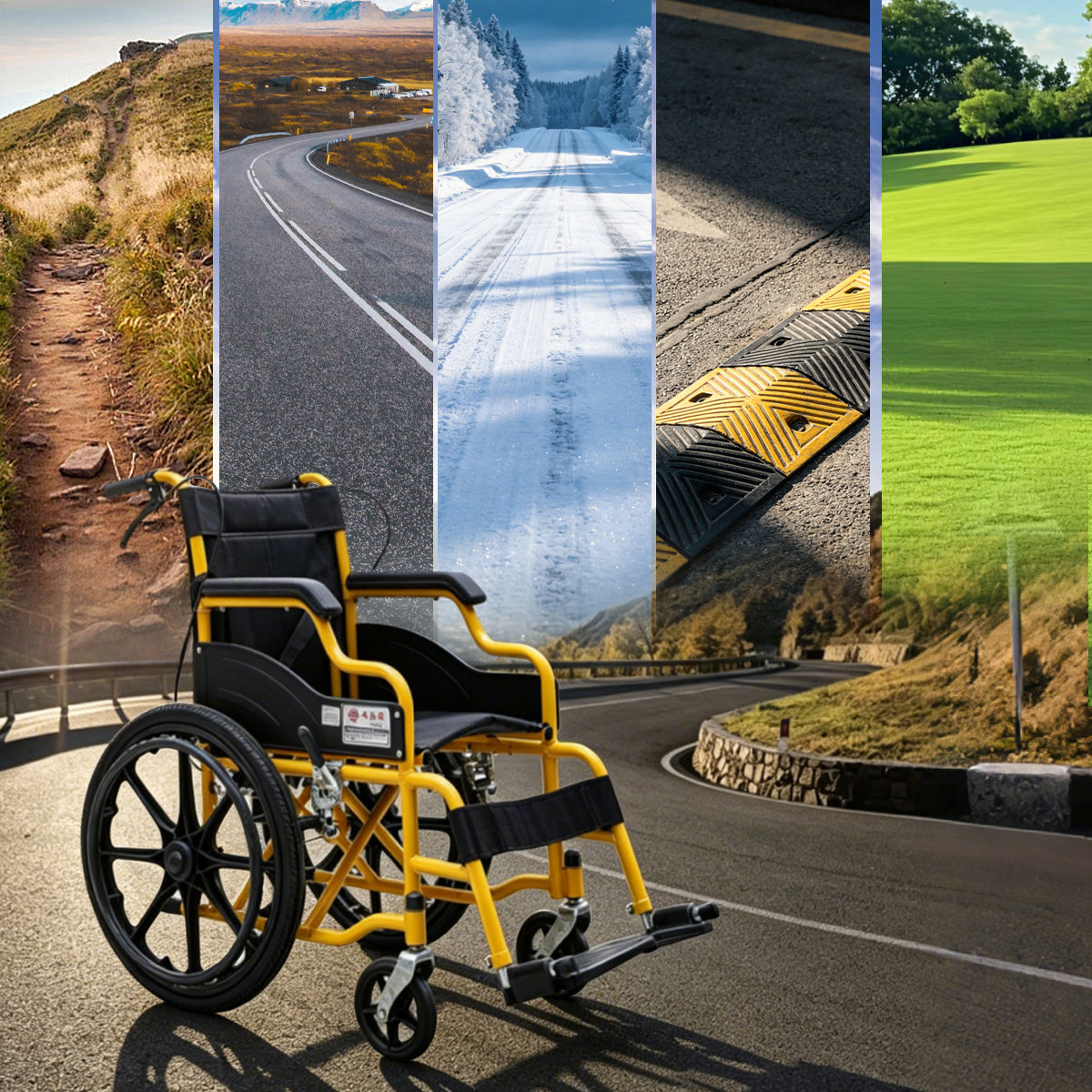 K1 ultraleichter Rollstuhl 11 kg – faltbar & transportfreundlich