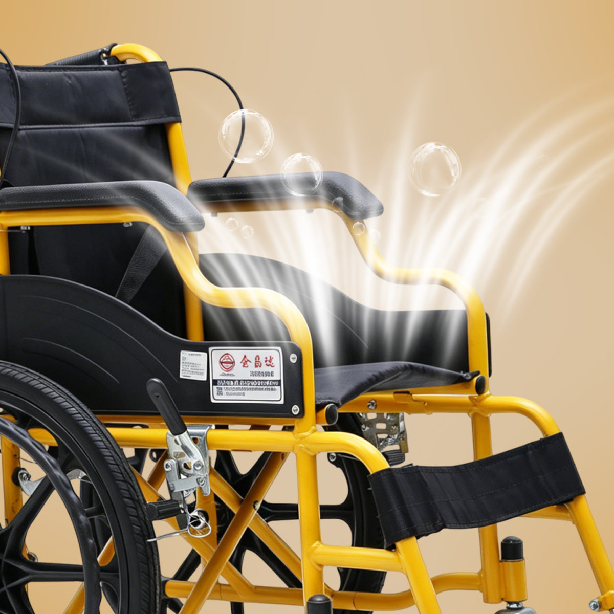 K1 ultraleichter Rollstuhl 11 kg – faltbar & transportfreundlich