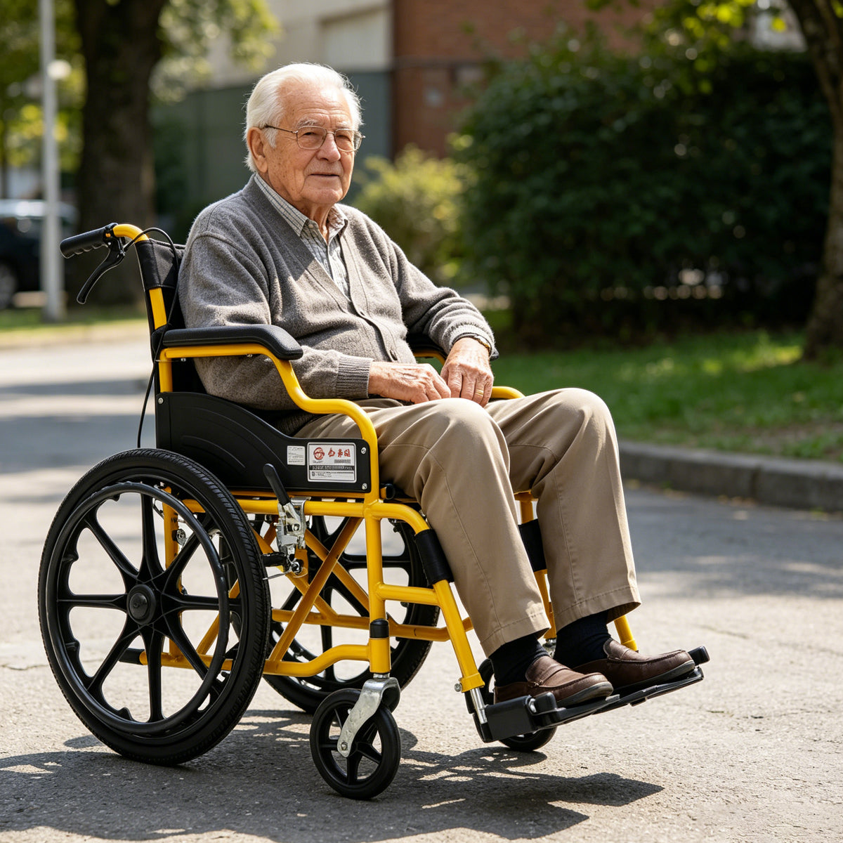 K1 ultraleichter Rollstuhl 11 kg – faltbar & transportfreundlich
